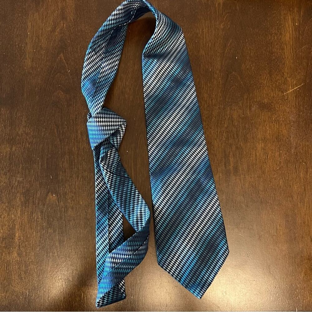 Alfani Blue Geometric Tie Men's Tie